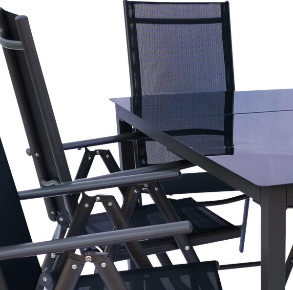 Gardenson Vrtni Set Kalia, Črna, 7-Delno