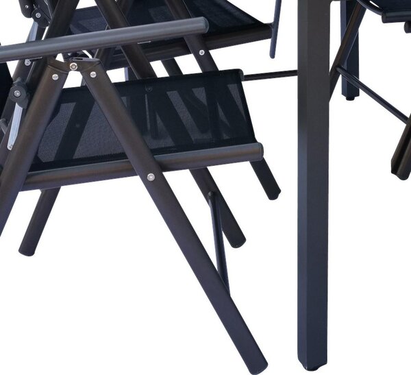 Gardenson Vrtni Set Kalia, Črna, 7-Delno