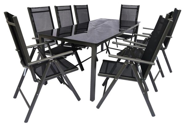 Gardenson Vrtni Set Kalia, Črna, 9-Delno
