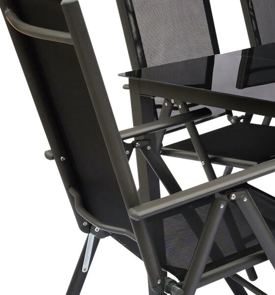 Gardenson Vrtni Set Kalia, Črna, 7-Delno