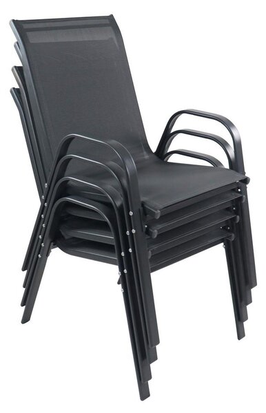 Gardenson Set Vrtnih Stolov Sonlas, Antracit, 4 Kos