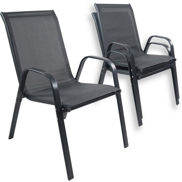 Gardenson Set Vrtnih Stolov Sonlas, Antracit, 2 Kos