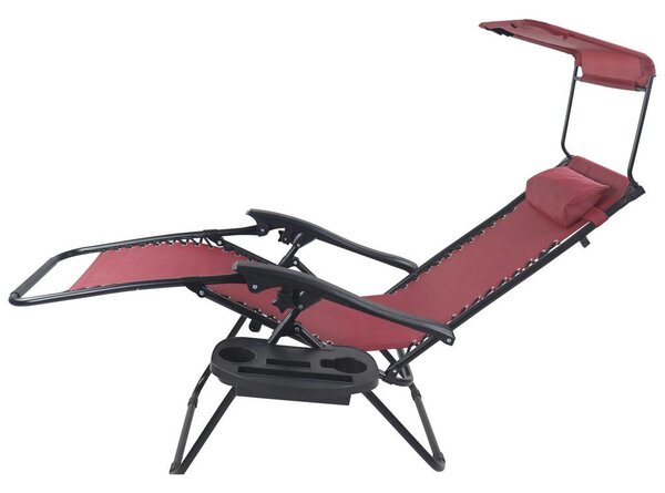 Gardenson Vrtni Ležalnik Maltosa Xl, Rdeča