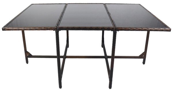 Ambia Garden Vrtna Miza Raloso, Rjava, 170x110cm