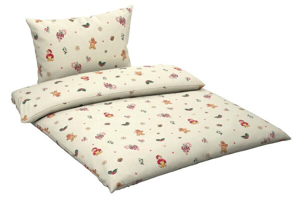 POSTELJNINA GINGERMAN 140/200 cm flanela večbarvno