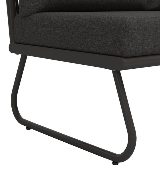 Bessagi Garden Lounge Garnitura Elea, Temno Siva, 4-Delno