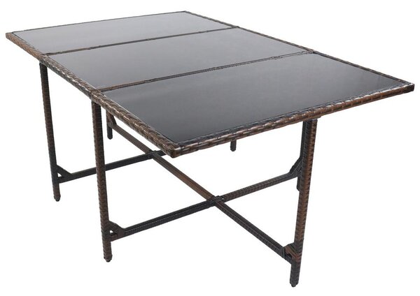 Ambia Garden Vrtna Miza Raloso, Rjava, 170x110cm