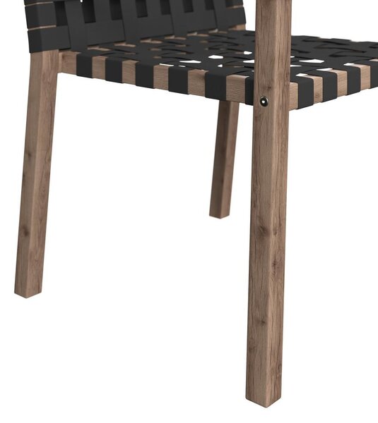 Bessagi Garden Set Vrtnih Stolov Lauria, 2 Kos, Črna