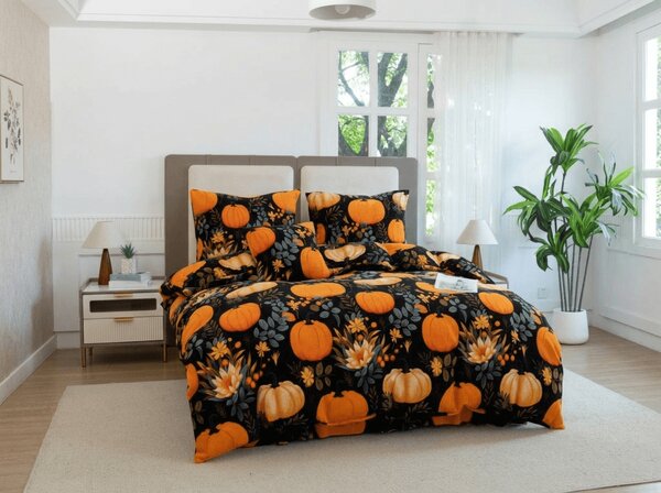 Posteljnina mikropliš PUMPKINZA barvna Dimenzije posteljnine: 70 x 90 cm | 140 x 200 cm