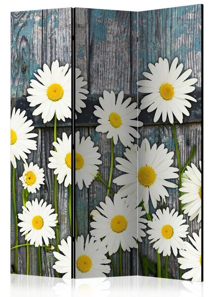 Artgeist Paravan Daisies, Dvostranski, 3-Delni