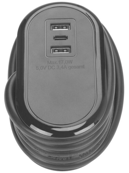 Mömax Multi-vtič Oku, 1 Vtičnica, 2x Usb A +1x Usb C