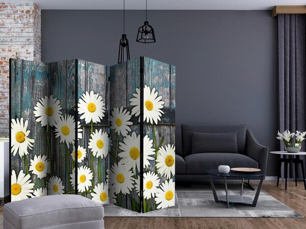 Artgeist Paravan Daisies I, Dvostranski, 5-Delni