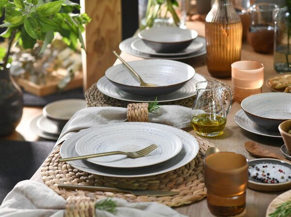 Creatable Jedilni Servis Neapel Offwhite, 12-Delni