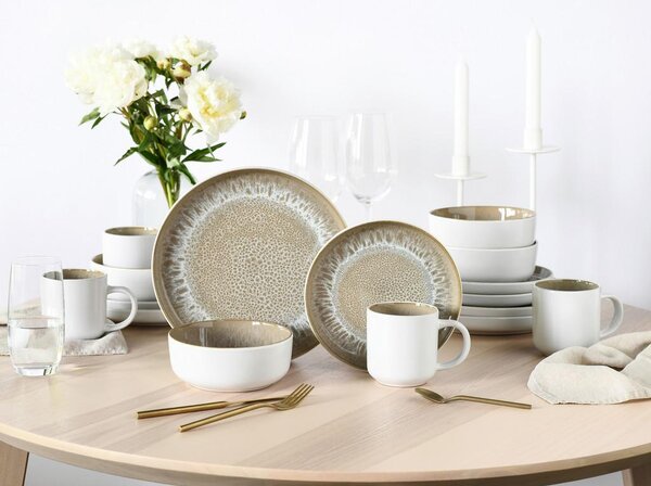 Creatable Kombinirani Servis Nordic Fjord Sand, 16-Delni