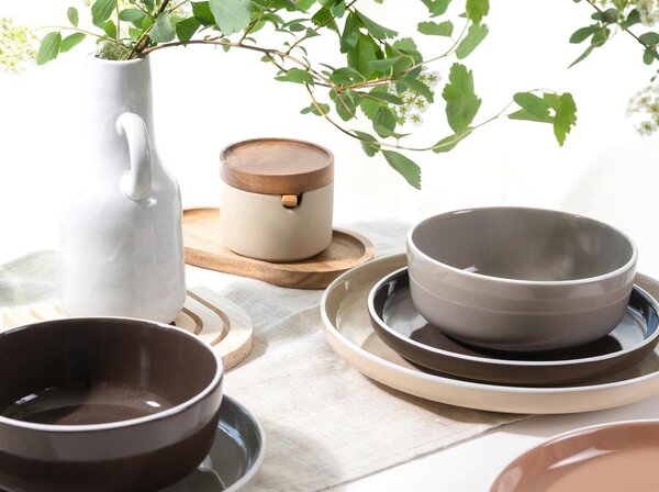 Creatable Kombinirani Servis Nordic Mocha, 16-Delni
