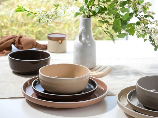 Creatable Kombinirani Servis Nordic Mocha, 16-Delni