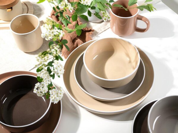 Creatable Kombinirani Servis Nordic Mocha, 16-Delni