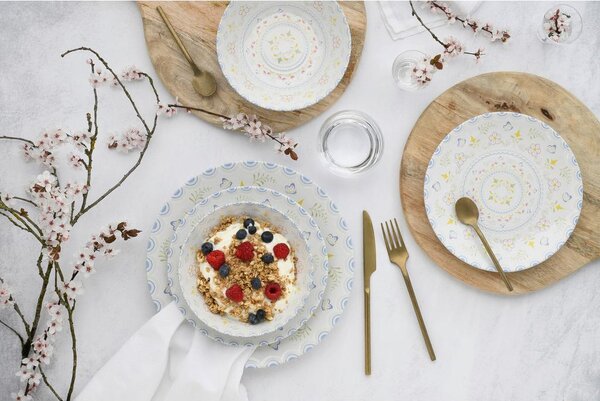 Creatable Jedilni Servis Primavera Pastell, 12-Delni