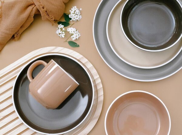 Creatable Kombinirani Servis Nordic Mocha, 16-Delni