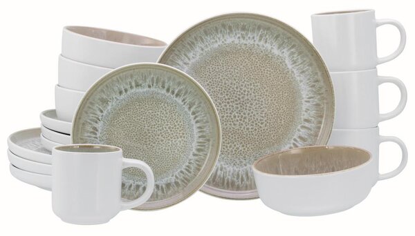 Creatable Kombinirani Servis Nordic Fjord Sand, 16-Delni