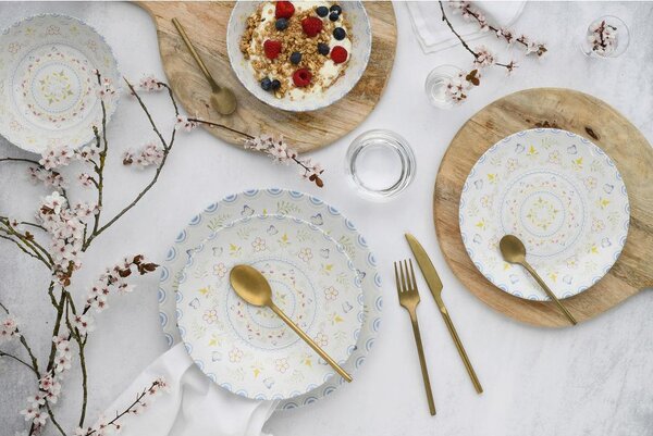 Creatable Jedilni Servis Primavera Pastell, 16-Delni