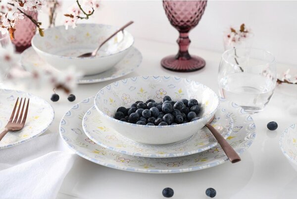 Creatable Jedilni Servis Primavera Pastell, 16-Delni