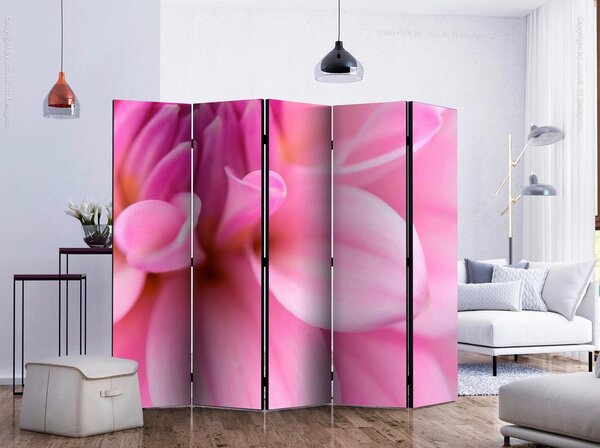 Artgeist Paravan Flower Petals I, Dvostranski, 5-Delni