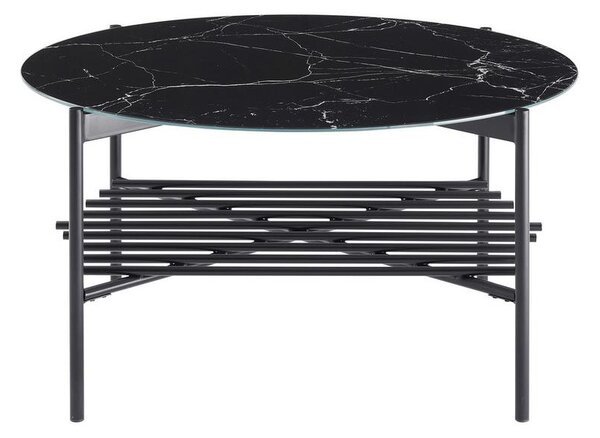 Livetastic Klubska Miza Marble, Črna