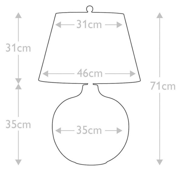 NAMIZNA SVETILKA Ottoman 71/46 cm