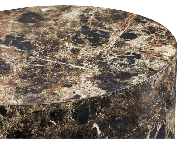 Livetastic Set Klubskih Mizic Marble, Rjava, 2-Delni