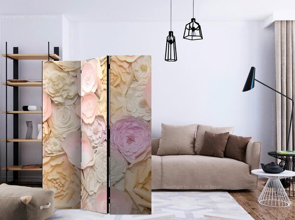 Artgeist Paravan Flower Bouquet, Dvostranski, 3-Delni