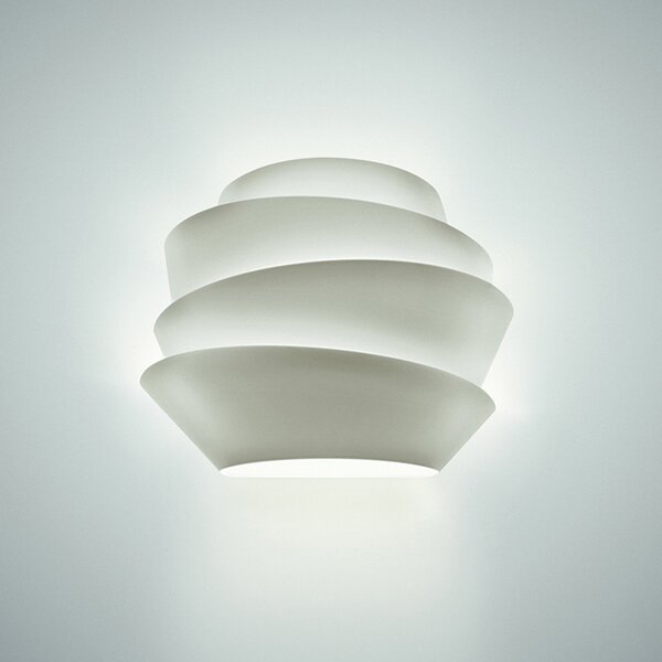 Foscarini Le Soleil stenska svetilka R7s, bela, zatemnjen, Bela, Dnevna soba / jedilnica, Plastika, Dizajn