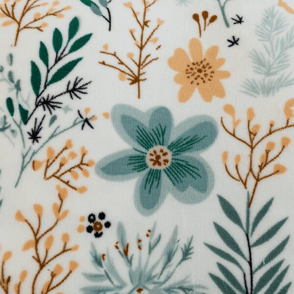 Posteljnina mikropliš BOTANELLA modra Dimenzije posteljnine: 70 x 90 cm | 140 x 200 cm
