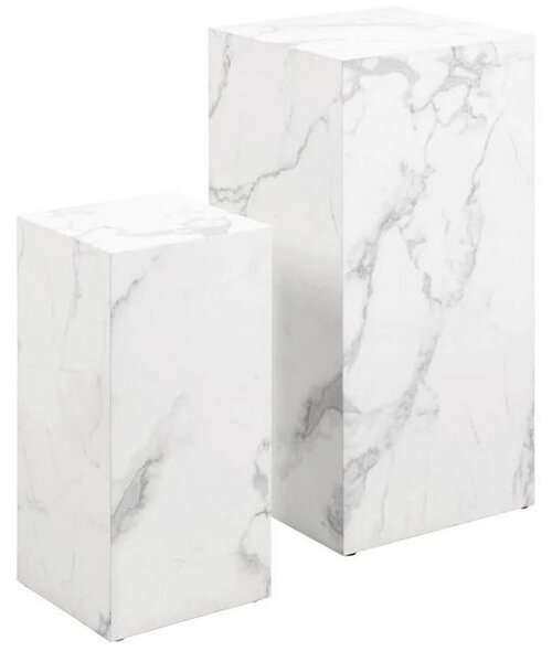 Livetastic Set Mizic Marble, Bela, 2-Delni