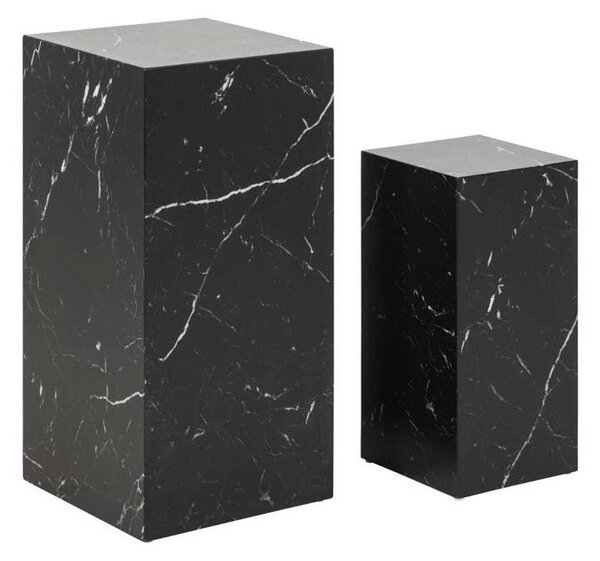 Livetastic Set Mizic Marble, Črna, 2-Delni