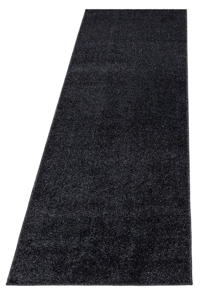 Mömax Preproga Z Visokim Florom - Tekač Ata, Antracit, 80x250cm