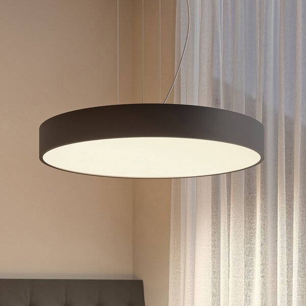 Arcchio Noabelle LED viseča svetilka, črna, 80 cm, zatemnjen, Črna, Kuhinja, Kovina, Sodobni