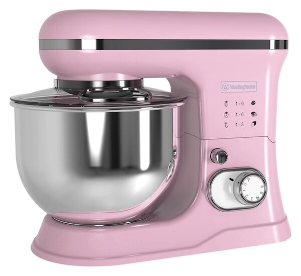Westinghouse Retro Pink stoječi mešalnik