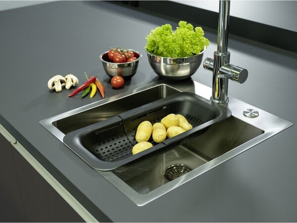 Plastično cedilo Black Outdoor Kitchen Sivo – Wenko
