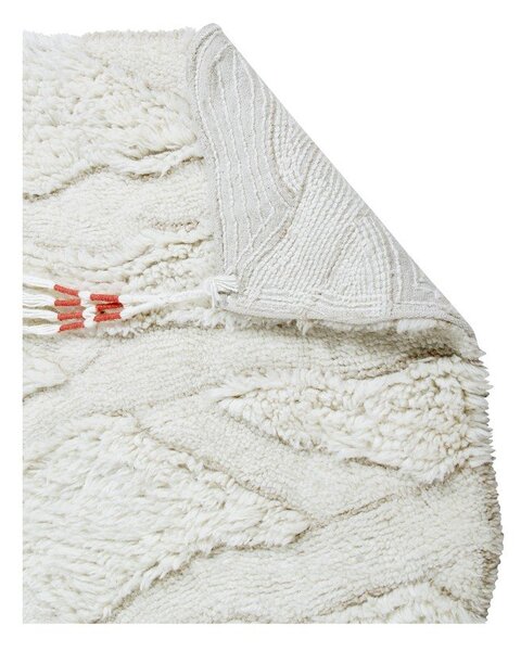 Bel pralen ročno tkan volnen tekač 70x200 cm Enkang Ivory – Lorena Canals