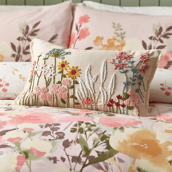 Bombažna okrasna blazina 30x50 cm Countryside Floral – Catherine Lansfield