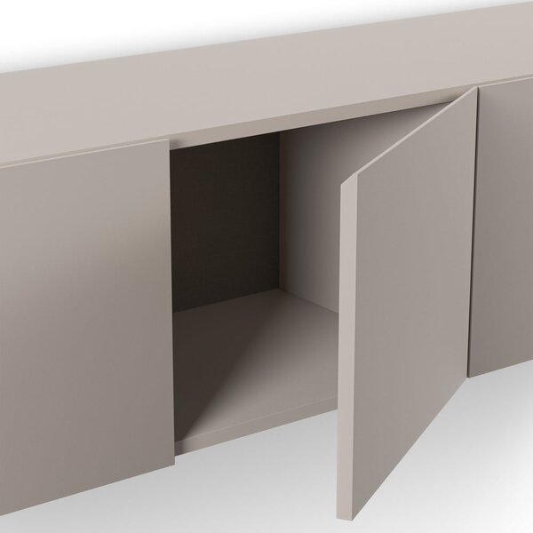 Kremno bela TV omarica 180x38x35 cm Daroca – Marckeric