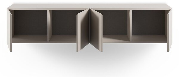 Kremno bela TV omarica 180x38x35 cm Daroca – Marckeric