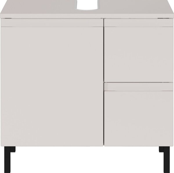 Kremno bela nizka omarica za pod umivalnik 60x56 cm Salinas – Germania