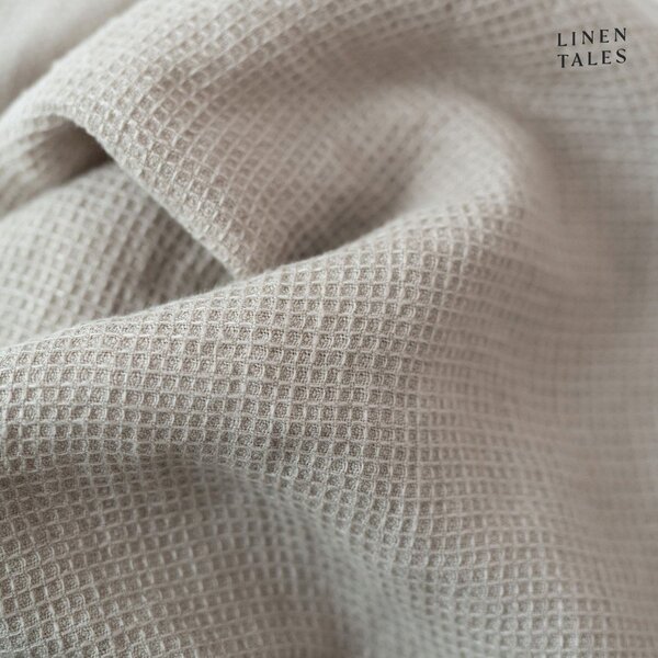 Vafel lanena brisača v naravni barvi 75x125 cm Natural Fine Waffle – Linen Tales