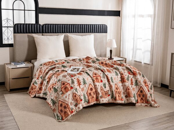 Pregrinjalo za posteljo GINGER HOME, barvno Dimenzije: 220 x 240 cm