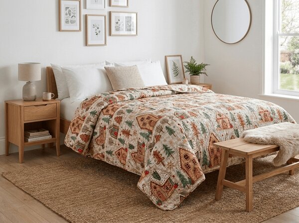 Pregrinjalo za posteljo GINGER HOME, barvno Dimenzije: 220 x 240 cm