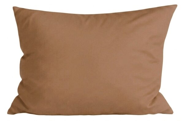 Prevleka za vzglavnik iz mikrovlaken MICROVELLE 50x70 cm, bež-rjava