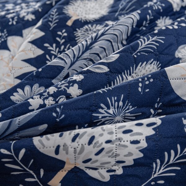 Pregrinjalo za posteljo INDIGO BLOOM, modro Dimenzije: 220 x 240 cm