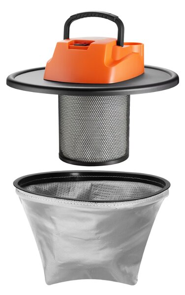 Sesalnik za pepel BENEDIKT, 1200 W, 18 kPa, črno/oranžen Monzana